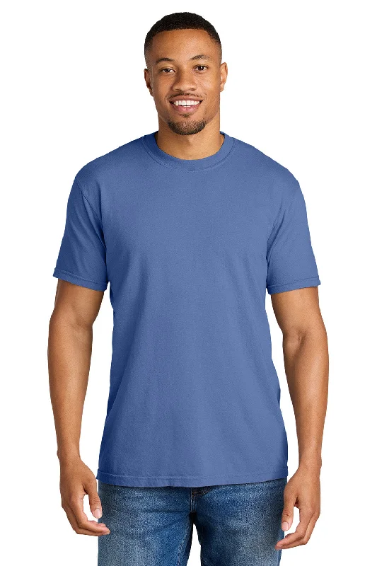 Men’s short-sleeve yeoman tees-Comfort Colors Mens Short Sleeve Crewneck T-Shirt - Periwinkle Blue