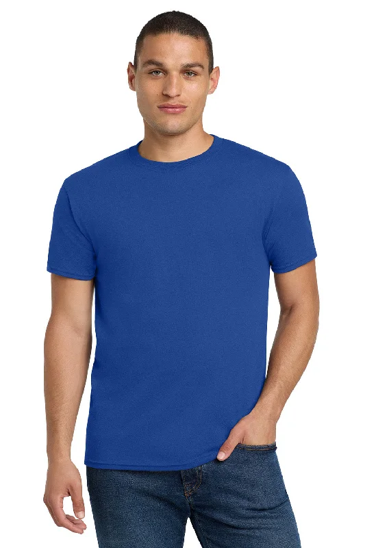 Men’s short-sleeve whorl tees-Jerzees Mens Dri-Power Moisture Wicking Short Sleeve Crewneck T-Shirt - Royal Blue