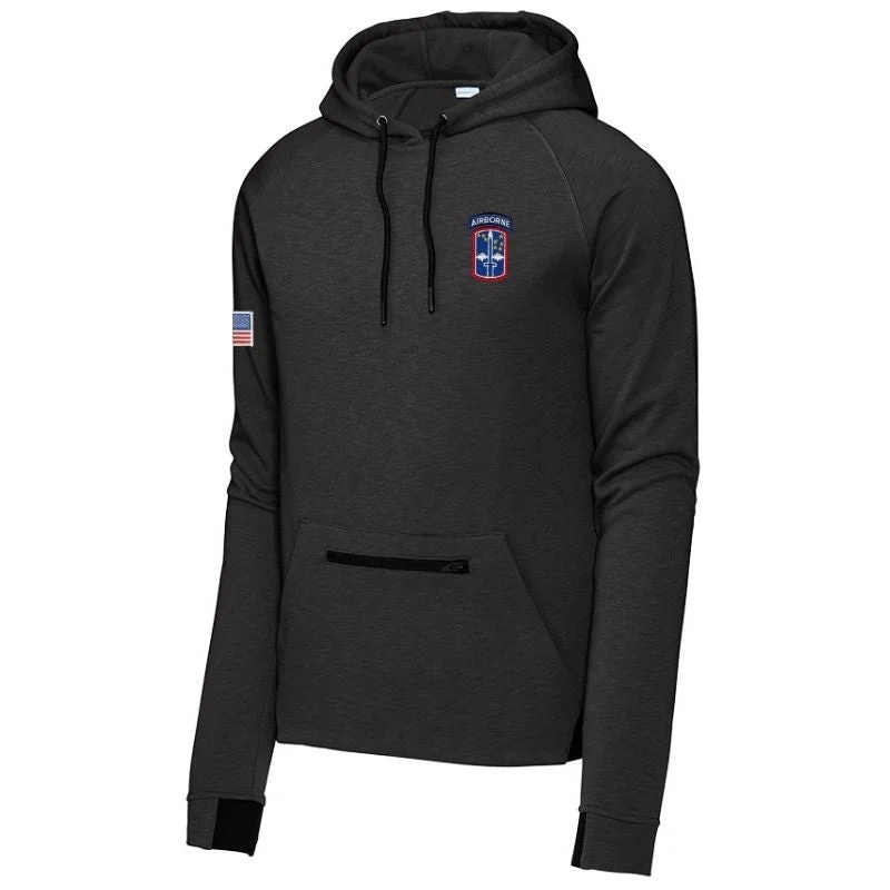 mens hoodie with performance features-172nd Airborne Infantry Strive Pullover