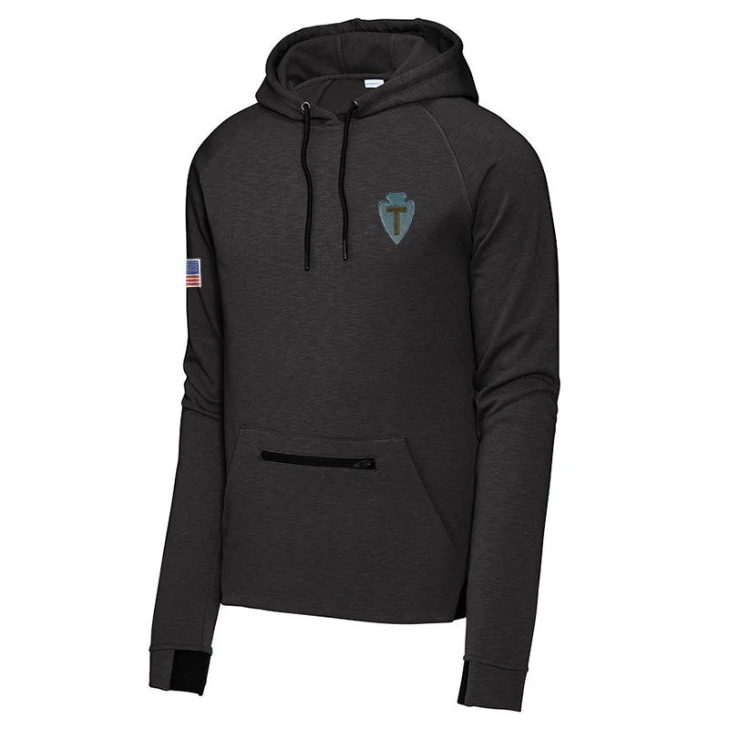 mens hoodie with sleek finish-36th Infantry Strive Pullover