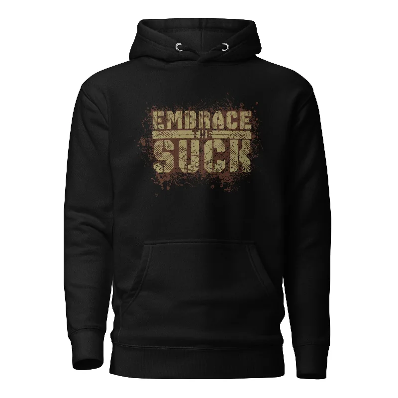 mens hoodie with durable fabric-CLT - Embrace The Suck Hoodie