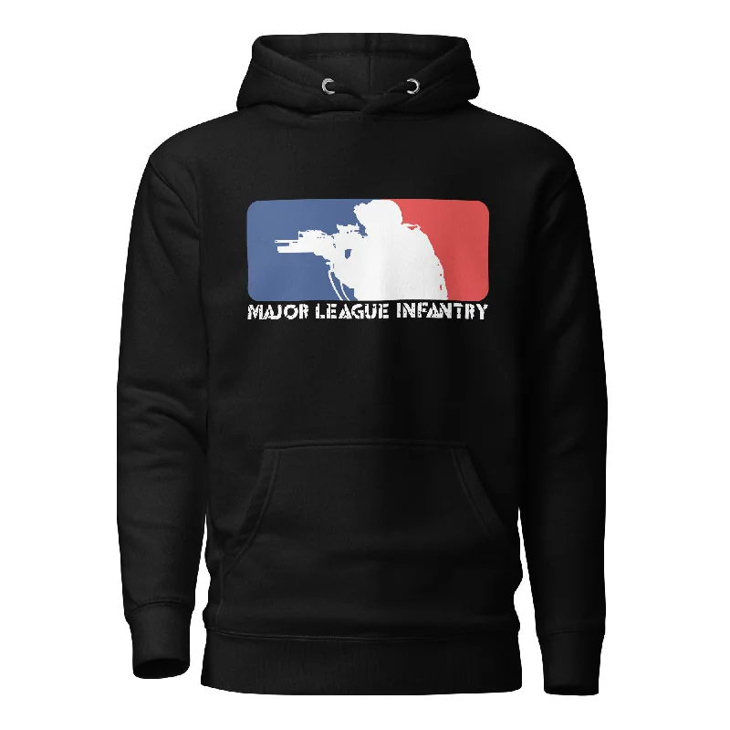 mens hoodie with winter-ready fabric-Major League Infantry Hoodie