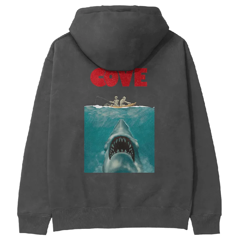 mens hoodie with modern fabric blend-Jaws Hoodie