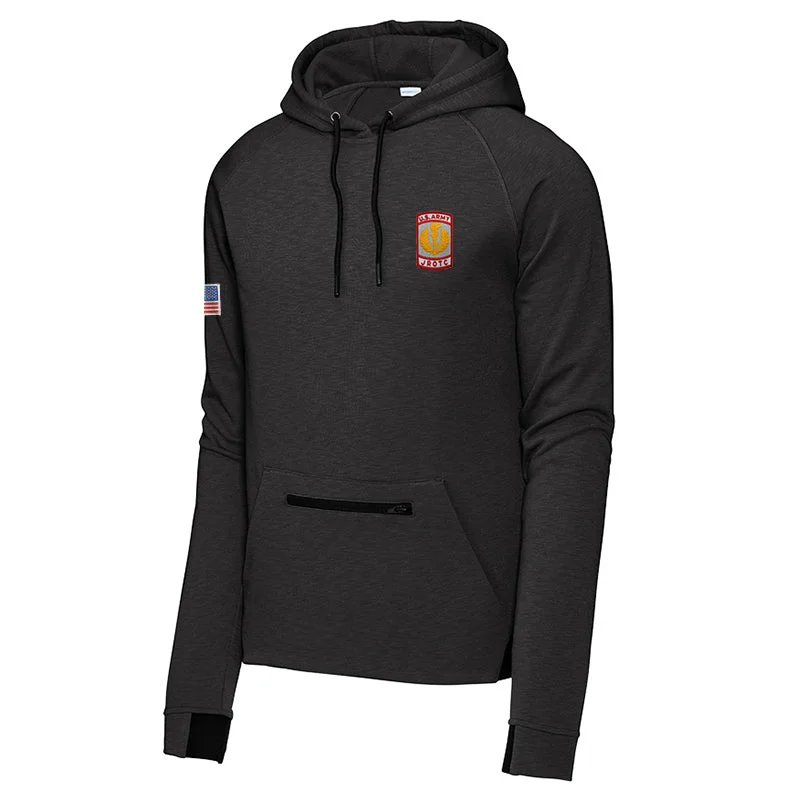 mens hoodie with modern graphic-JROTC Strive Pullover