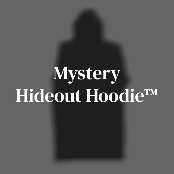 mens hoodie with textured sleeves-Mystery Hideout Hoodie