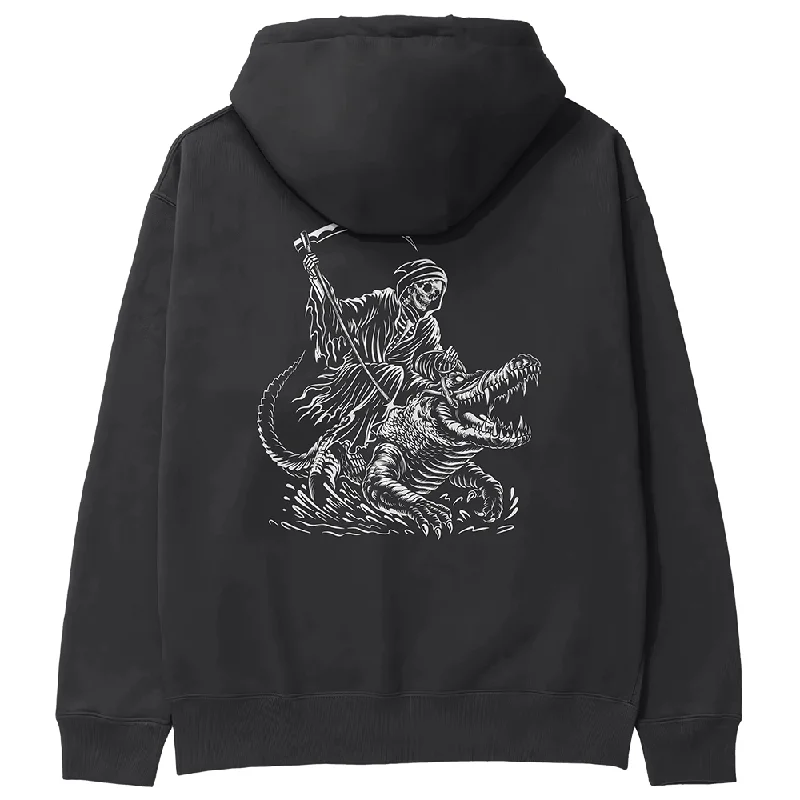 mens hoodie for outdoor style-Reapin' Hoodie - Asphalt