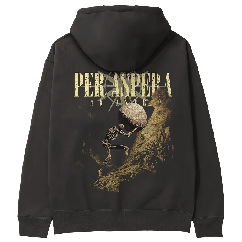 mens hoodie for cozy road trips-(New) Sisyphus Hoodie