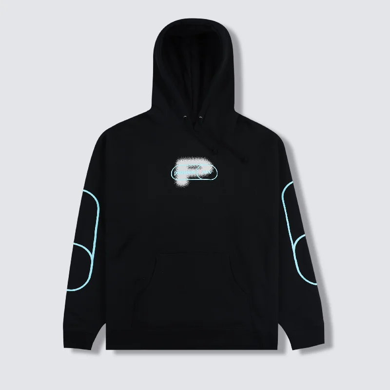 mens hoodie for sunny days-PIXEL P HOODIE