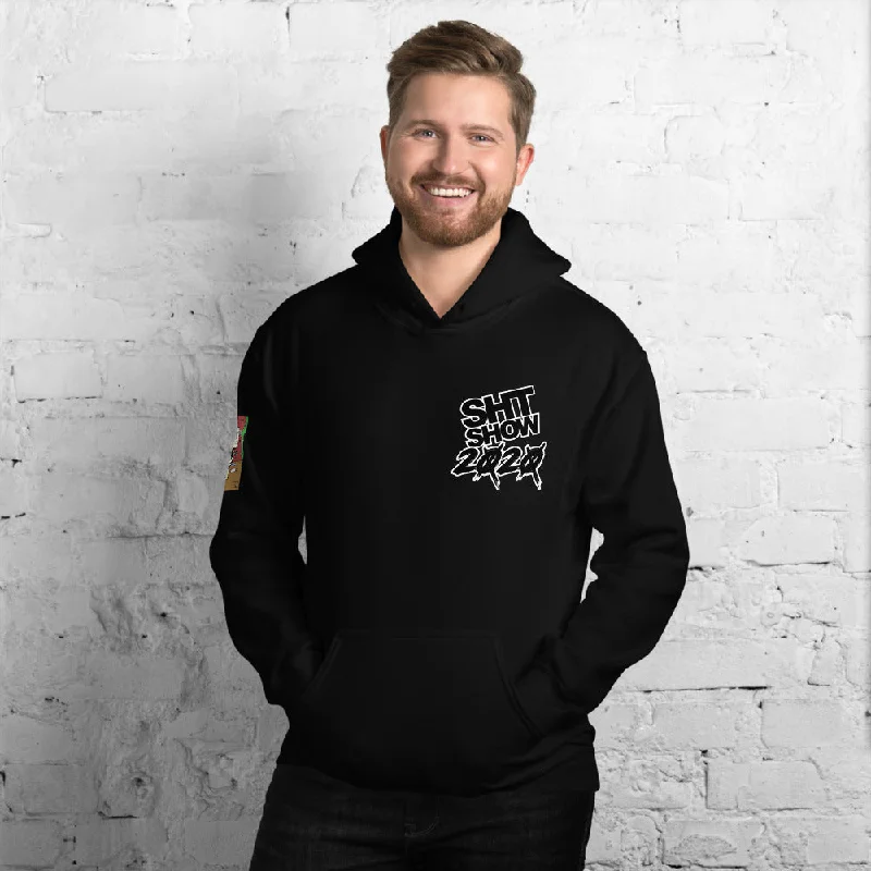 mens hoodie with dynamic fit-SHT SHOW 2020 - COVID 19 WORLD TOUR HOODIE (3X-5X)