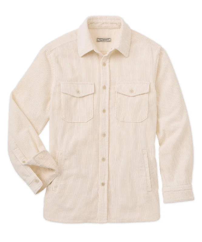 Men’s short-sleeve jolt tees-Corduroy Overshirt