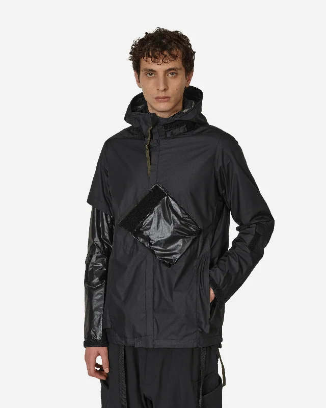 men's jackets for layering in winter-Windstopper Active Shell Interops Jacket Black