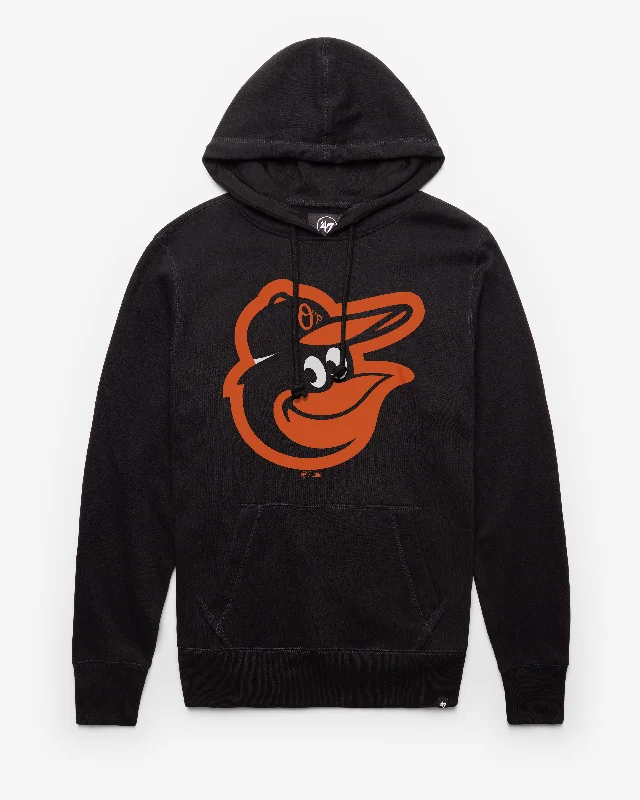 mens hoodie with cool tones-BALTIMORE ORIOLES IMPRINT '47 HEADLINE HOOD