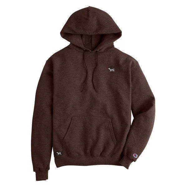 mens hoodie for all-season wear-Black Sheep Champion Pullover Hoody Chocolate Brown