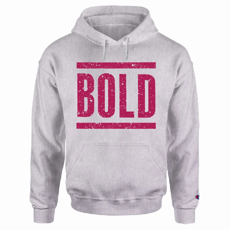 mens hoodie for everyday street style-Bold "Today We Live (Grey)" -  Hooded Sweatshirt