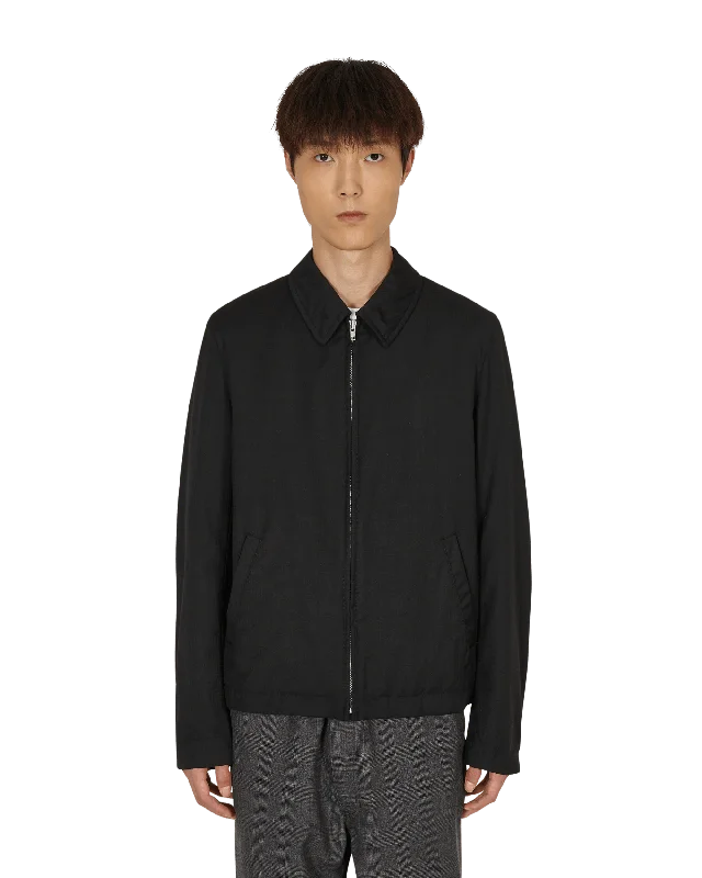 men's jackets with sleek modern design-Zip Jacket Black