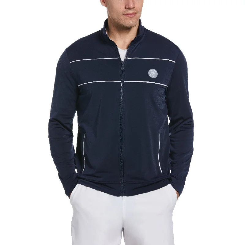 men's jackets with warm lining for winter-Essential Tennis Track Jacket