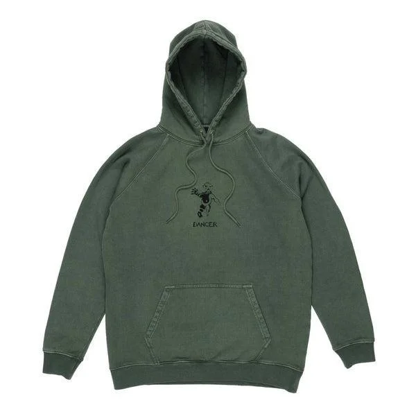 mens hoodie for casual streetwear-Dancer OG Logo Premium Hoodie Green