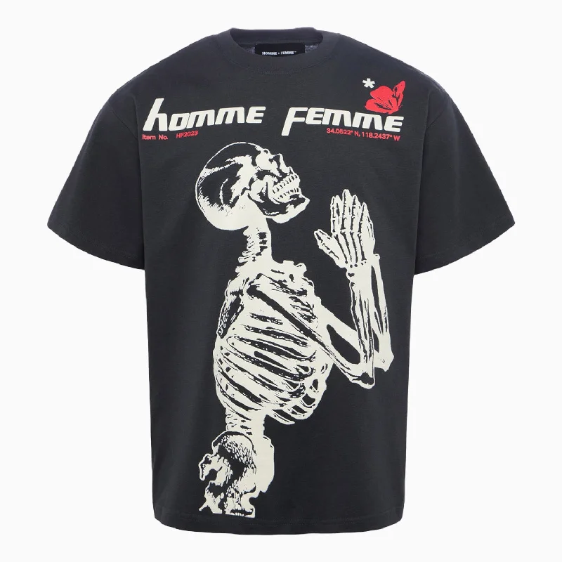 Men’s short-sleeve sift polos-Men's Skeleton Short Sleeve T-Shirt