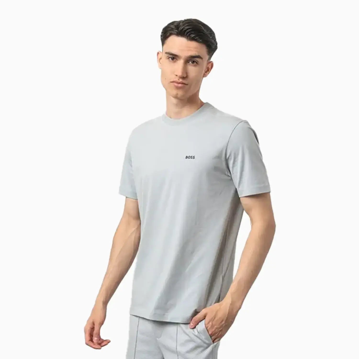 Men’s short-sleeve urge polos-Men's Stretch Cotton Regular Fit T-Shirt With Contrast Logo