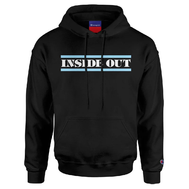 mens hoodie for trendy streetwear looks-Inside Out "No Spiritual Surrender" -  Hooded Sweatshirt