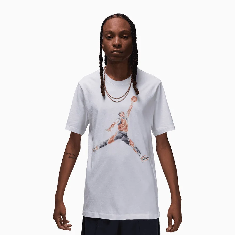 Men’s short-sleeve hark shirts-Men's Jumpman Logo Short Sleeve T-Shirt