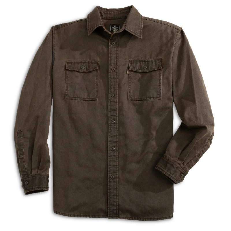 Men’s short-sleeve toff shirts-Keel Antique Cotton Jac Shirt