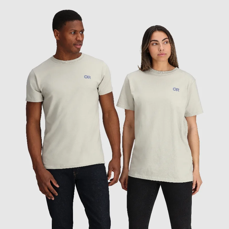 Men’s short-sleeve rusk shirts-Lockup Back Logo T-Shirt - Final Sale