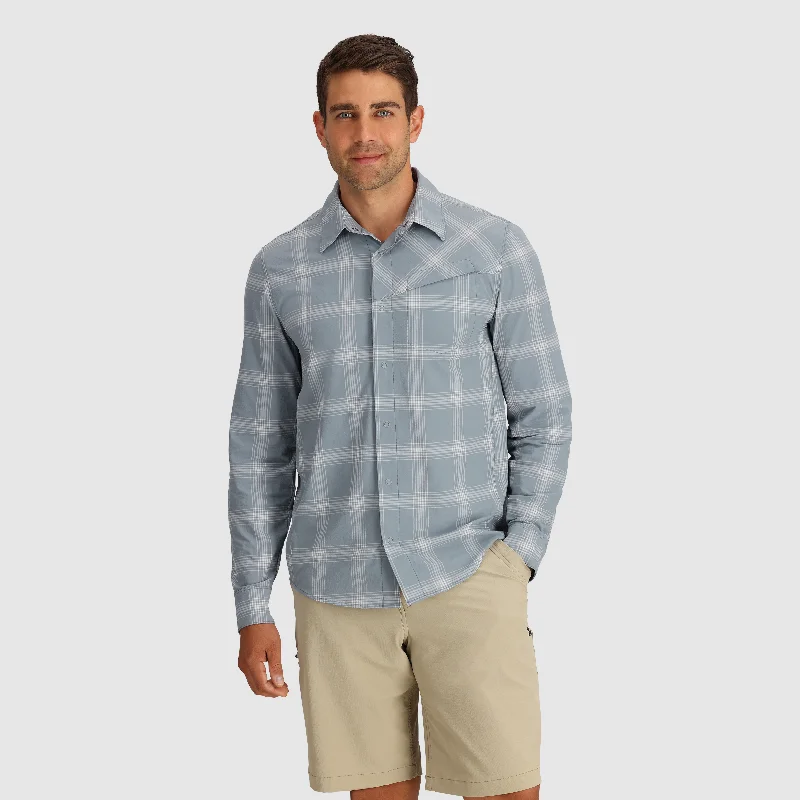 Men’s short-sleeve eave tops-Men's Astroman Long Sleeve Sun Shirt