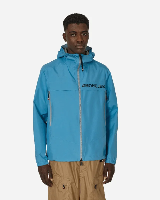 men's jackets for keeping warm in winter-Day-Namic Shipton Hooded Jacket Light Blue