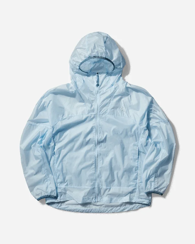 men's jackets with insulated cuffs-Men's ACG 'Cinder Cone' Windproof Jacket Glacier Blue