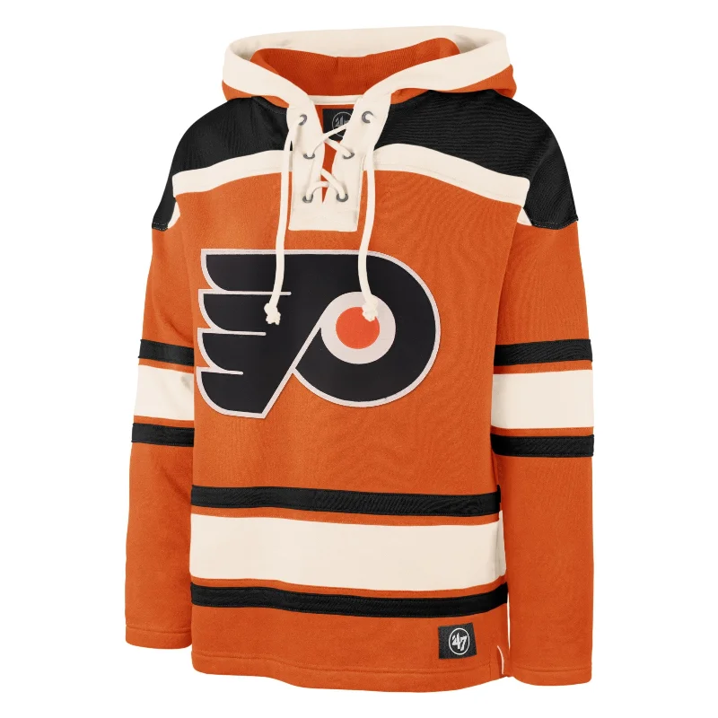 mens hoodie for travel-ready look-PHILADELPHIA FLYERS SUPERIOR '47 LACER HOOD