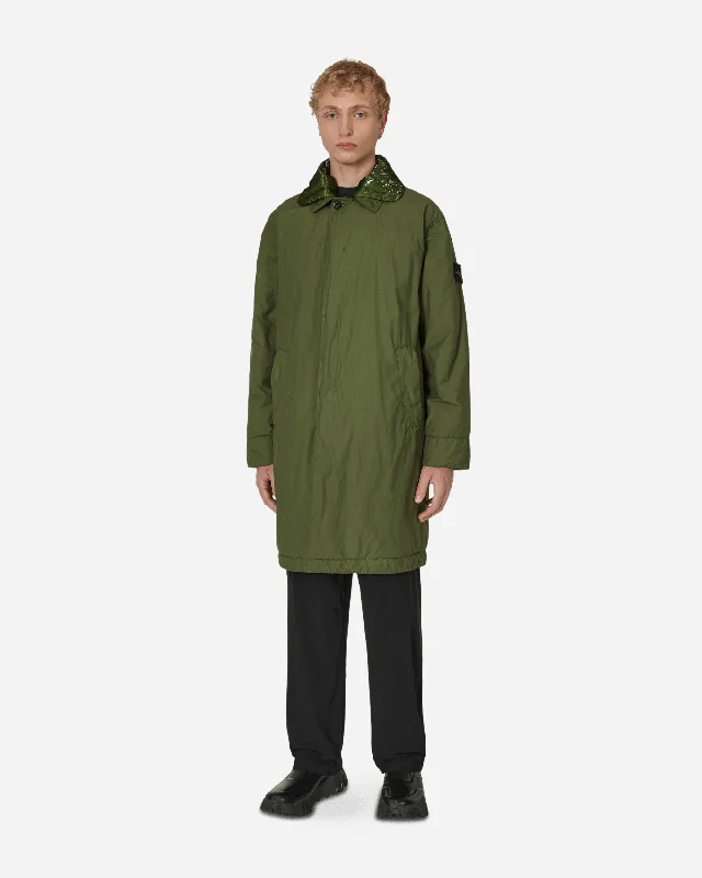 men's jackets for late fall days-Naslan Light Watro Down Coat Green