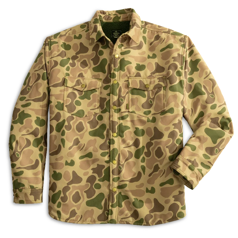 Men’s short-sleeve urge tops-Timbers Jac Shirt - Heybo Traditions Camo