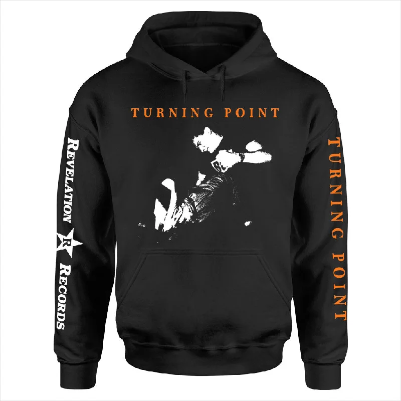 mens hoodie with classic drawstring-Turning Point "It's Always Darkest....." - Hooded Sweatshirt