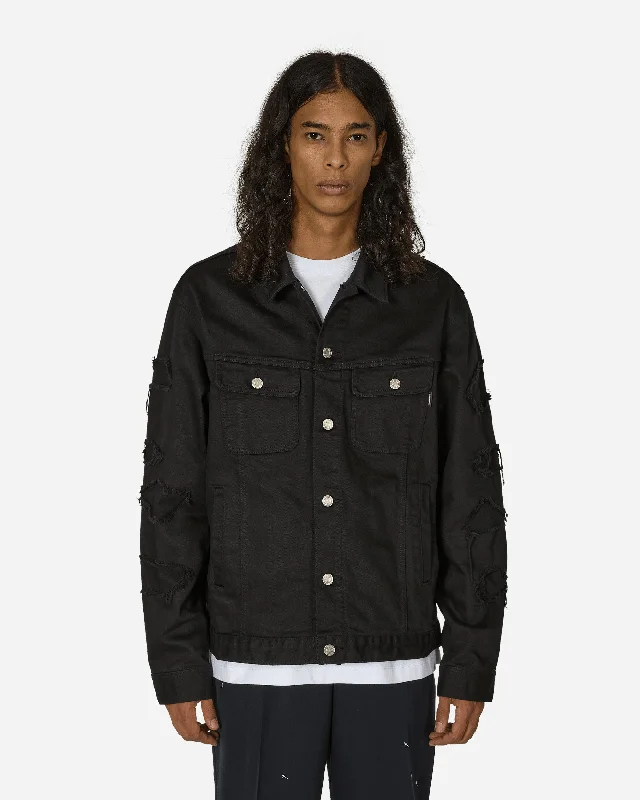 men's jackets for year-round use-Cotton Jacket Black