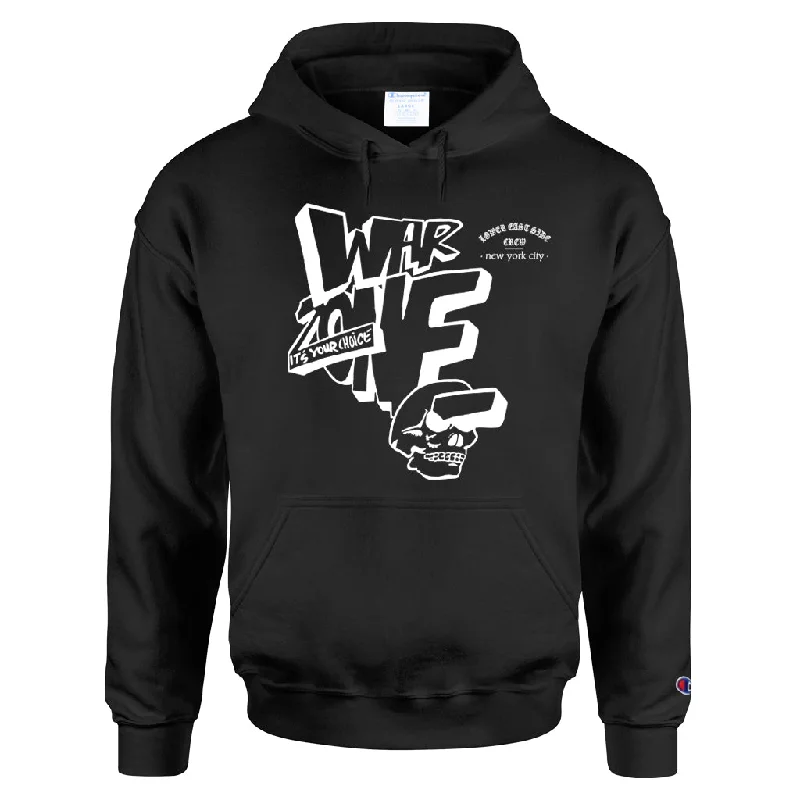 mens hoodie for laid-back style-Warzone "It’s Your Choice" - Hooded Sweatshirt (Reverse Weave)