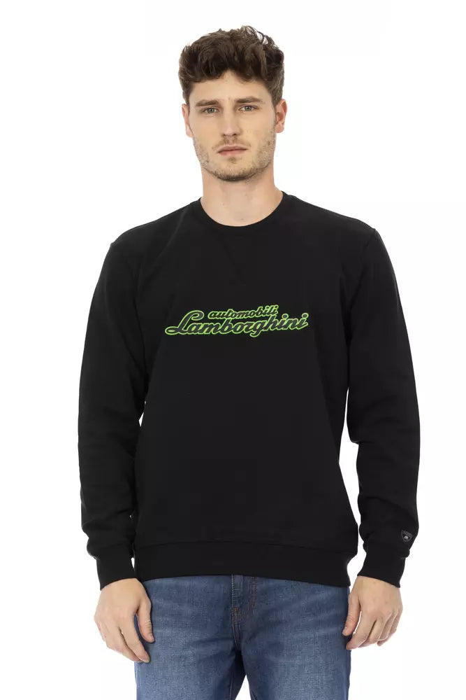 Men's looped sweater-Automobili Lamborghini  Cotton Men's Sweater