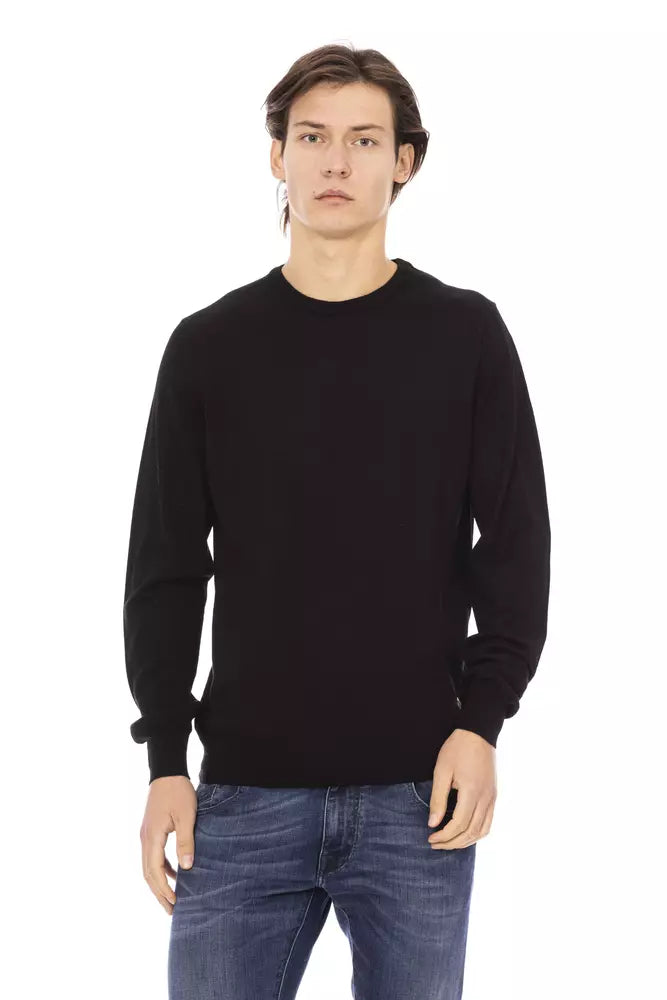 Men's pilot stripe sweater-Baldinini Trend  Fabric Men's Sweater