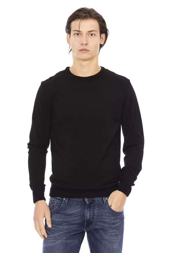 Men's matrix sweater-Baldinini Trend  Fabric Men's Sweater