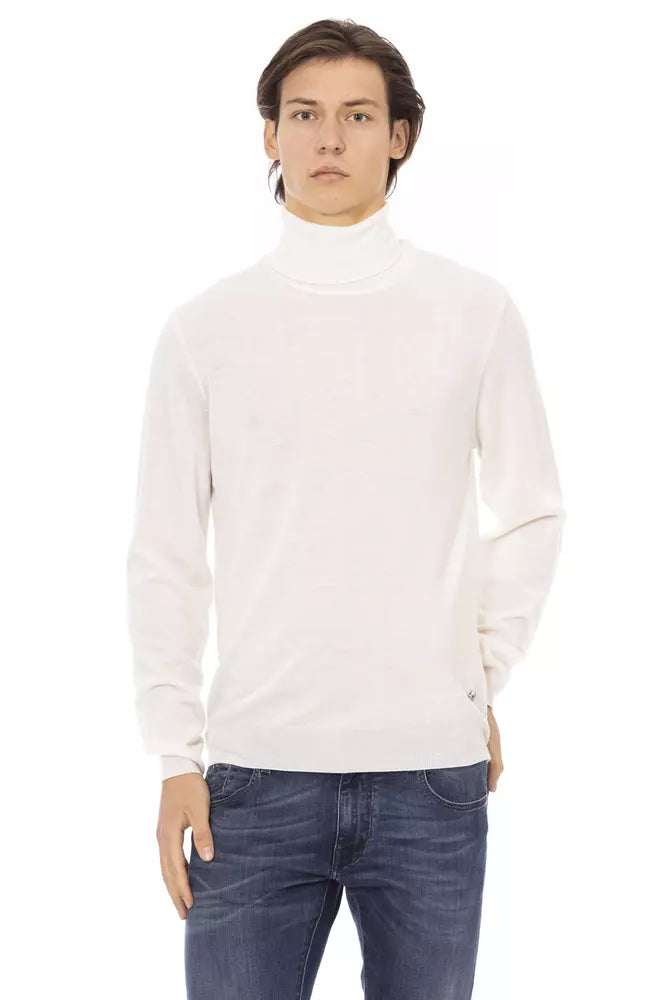 Men's sowing sweater-Baldinini Trend  Fabric Men's Sweater