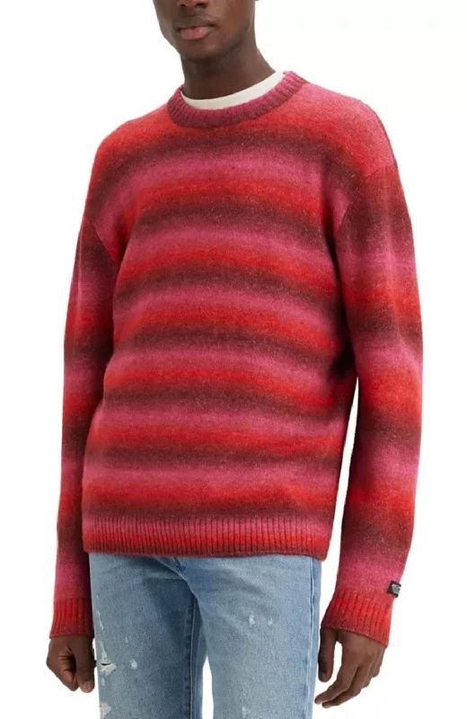 Men's patina sweater-Battery Crewneck Sweater In Poppy