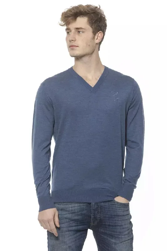 Men's junction sweater-Billionaire Italian Couture  Cashmere Men's Sweater