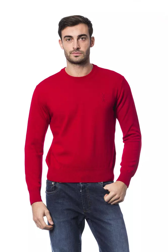 Men's madder dye sweater-Billionaire Italian Couture  Merino Wool Men's Sweater