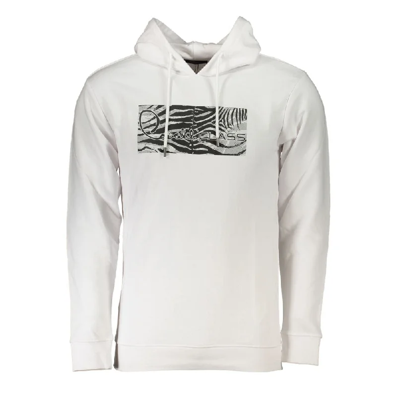 Men's zephyr sweater-Cavalli Class  Cotton Men's Sweater