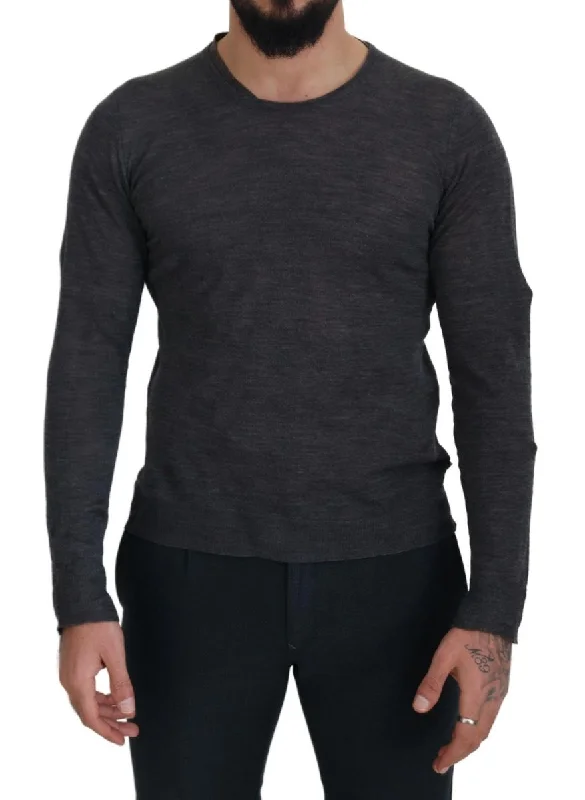 Men's snowdrift sweater-Costume National  Crewneck Pullover Men's Sweater