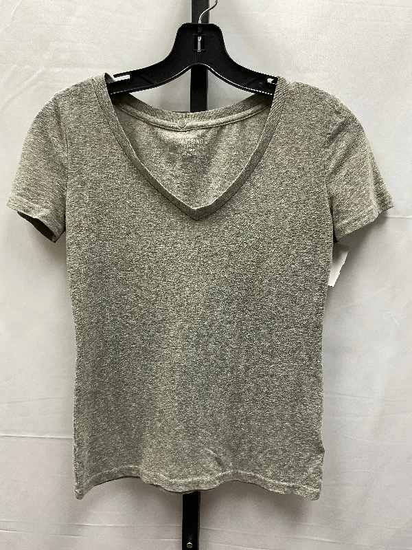 Men’s short-sleeve xing tees-Grey Top Short Sleeve Basic Mossimo, Size Xs