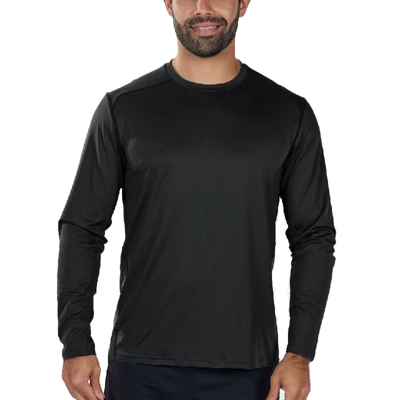 Men’s short-sleeve wisp tops-Men's Vortex Vent™ Cooling Crew Neck Long Sleeve T-Shirt - CLOSEOUT