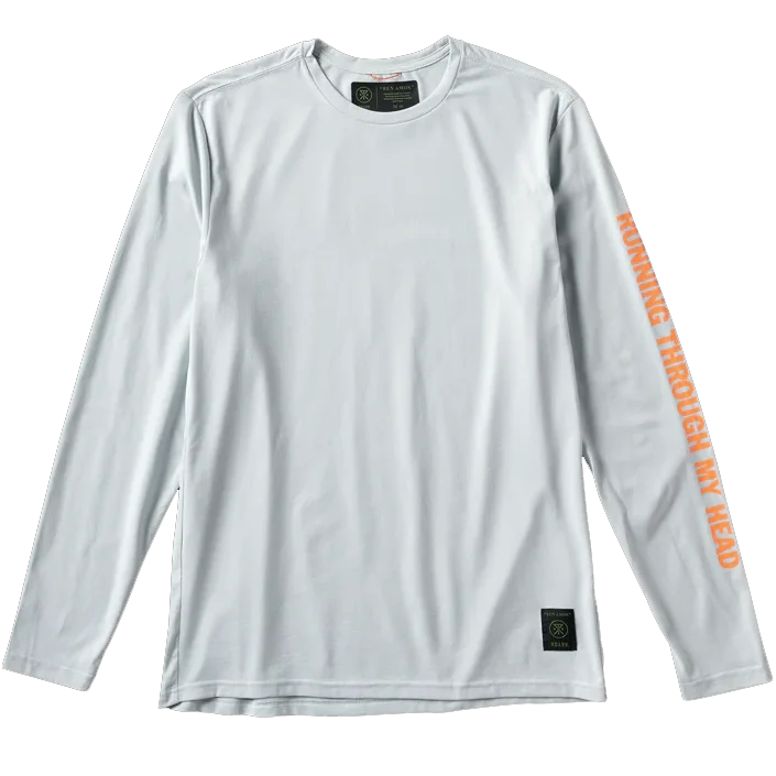 Men’s short-sleeve quip polos-Men's Running Through My Head Long Sleeve