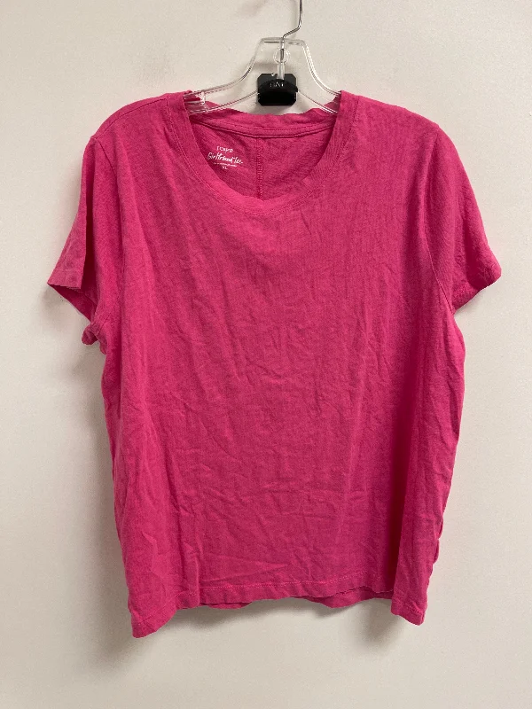 Men’s short-sleeve quip polos-Top Short Sleeve Basic By J. Crew In Pink, Size: Xl