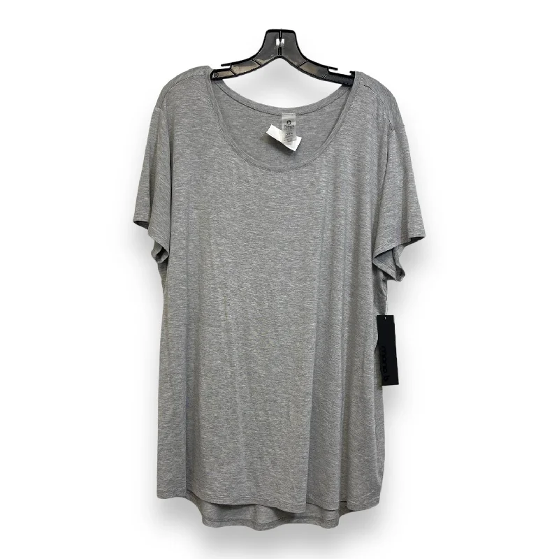 Men’s short-sleeve jolt tees-Top Short Sleeve Basic By Mono B In Grey, Size: 3x